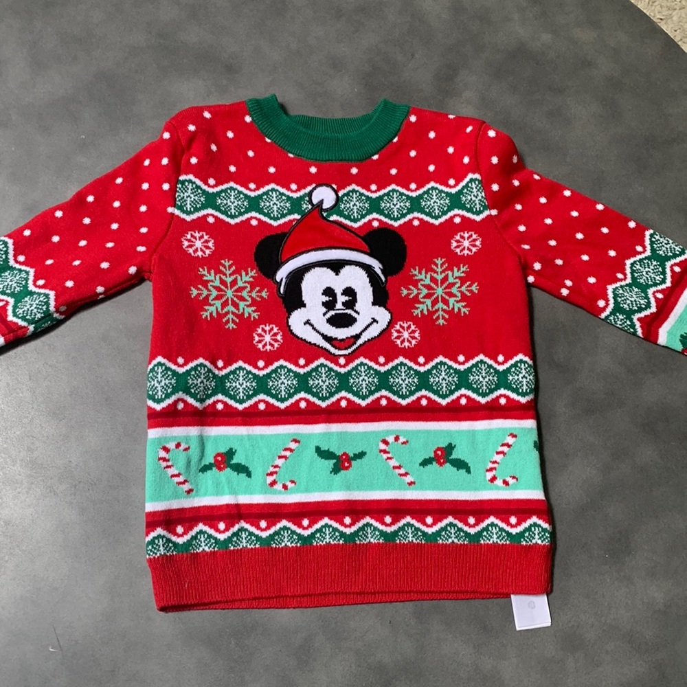 Kids Mickey Christmas sweater